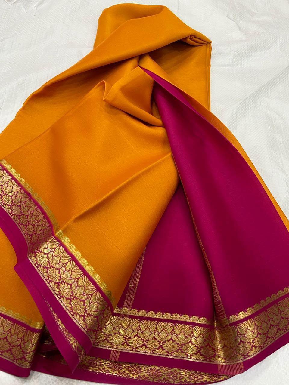 Mustard Yellow & Magenta